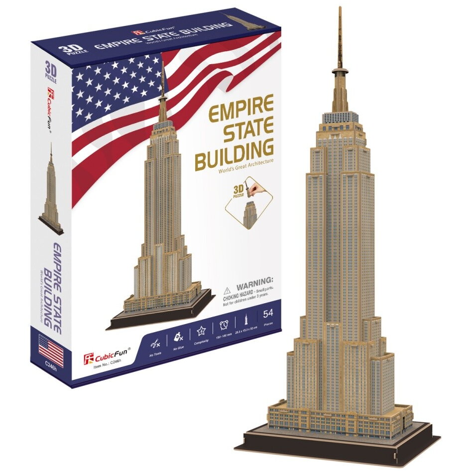 Puzzle 3D Empire State Building 54 pcs