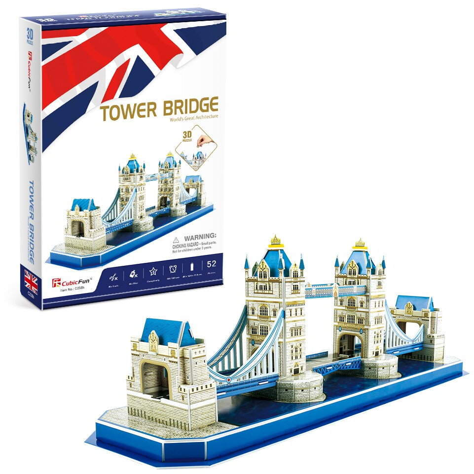 Puzzle 3D Tower Bridge 52 pcs