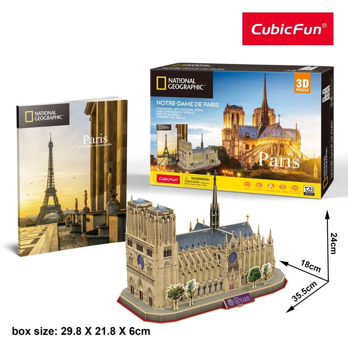 Puzzle Cubicfun 3D Notre Dame N.G.