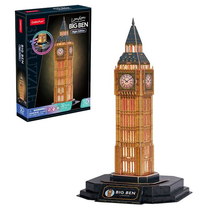 Puzzle Puzzles 3D LED Big Ben (night edition)
