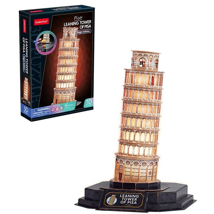 Puzzle Puzzles 3D LED Leaning Tower of Pisa (night edition)
