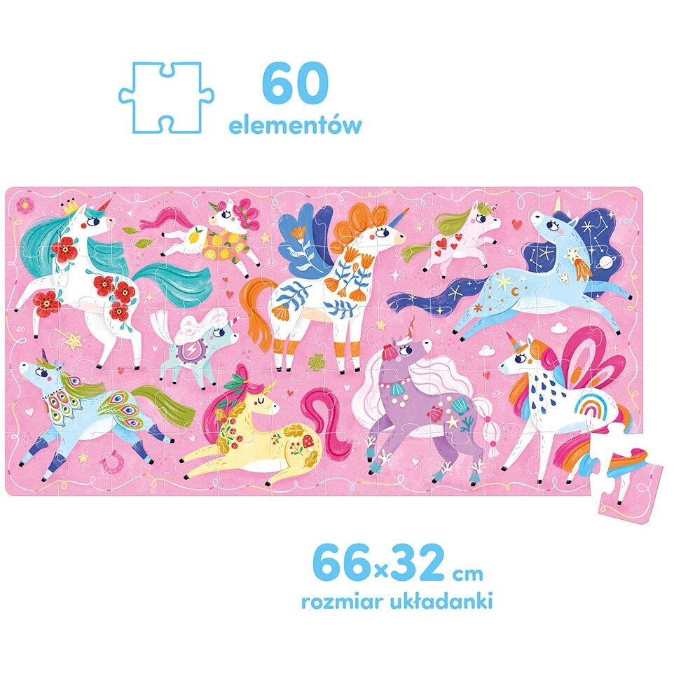 Puzzle Puzzles 60 elements Ah Unicorns