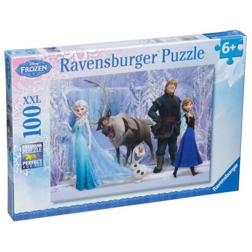 Puzzle Ravensburger In The Realm of Snow 100 buc XXL Disney Frozen