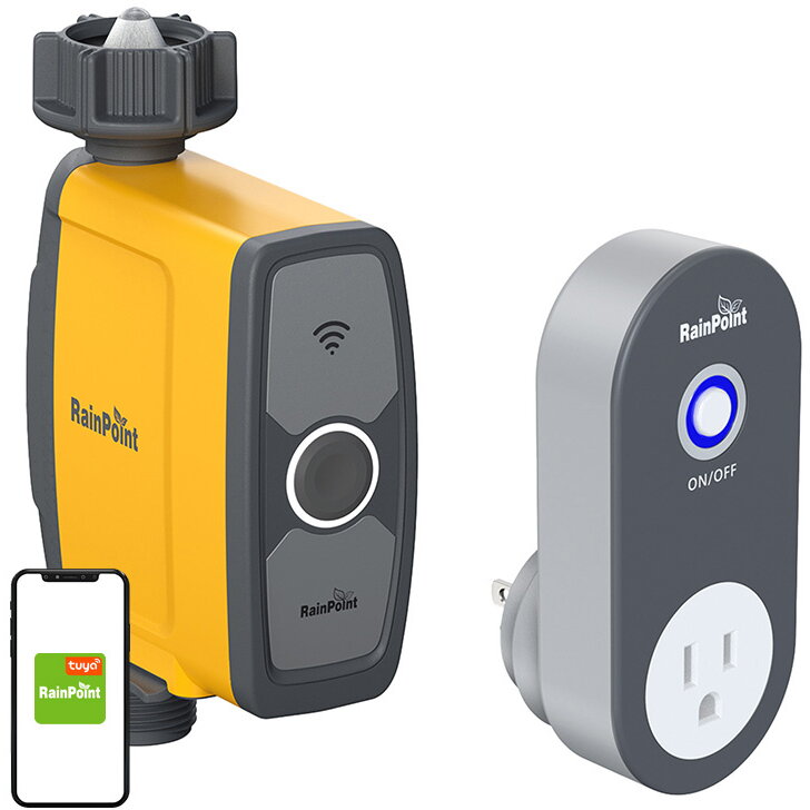 RainPoint Controler de irigare cu 1 zonă și aplicație