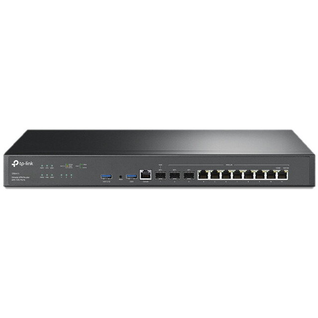 Router Omada VPN Porturi 10G Multi-WAN 10/100/1000Mbps Negru