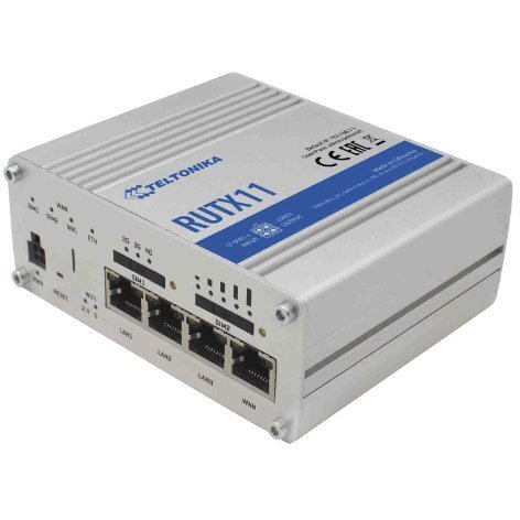 Router wireless Industrial RUTX11 3x LAN Grey
