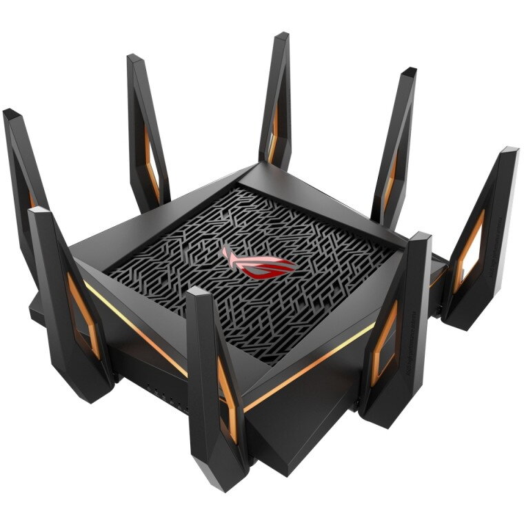 Router Wireless ASUS  GT-AX11000 ROG Rapture 802.11ax Tri-band Gigabit Gaming Router