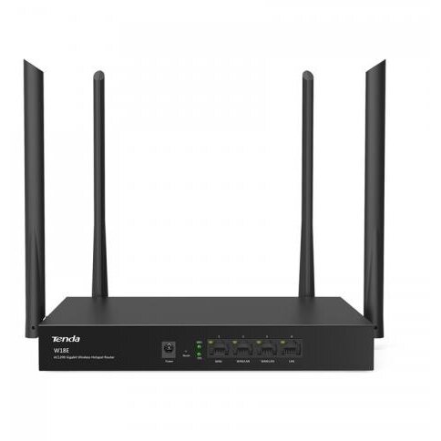 Router wireless W18E AC1200 3x LAN Black