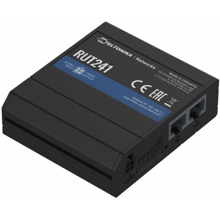 Router Wireless RUT241 4G/LTE/3G/2G WiFi router