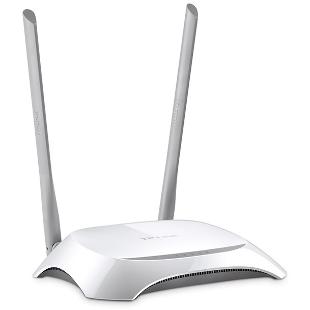Router wireless TL-WR840N Rata Transfer 300Mbps Control Parental Functie Guest Network Alb
