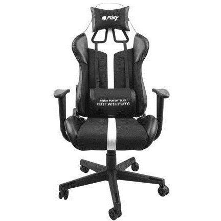 Scaun Gaming FURY AVENGER XL BLACK AND WHITE