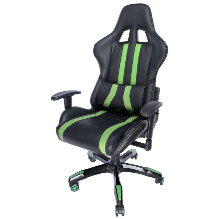Scaun Gaming Greutate Max. 120kg 695 x775 x 1260~1320mm Negru/Verde