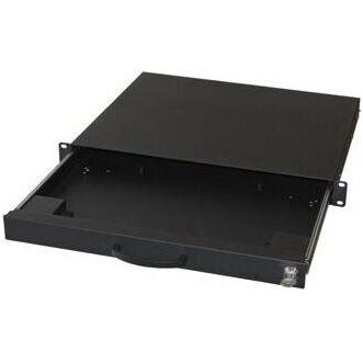 Sertar Tastatura Incuiat Extensibilar 1U Negru