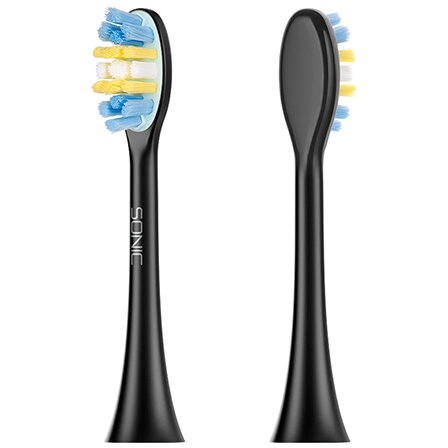 Set 2 Capete de Rezerva pentru Periuta Electrica TSA8087-B Negru