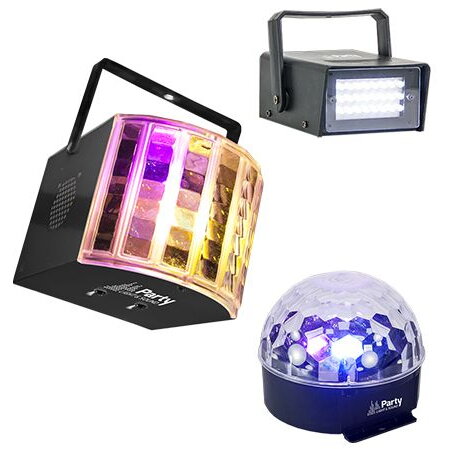 SET DISCO 1 STROBOSCOP + 1 DERBY LIGHT + 1 ASTRO LIGHT