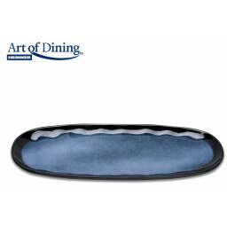 Set 4 Platouri Ceramica 38x15Cm Serenity