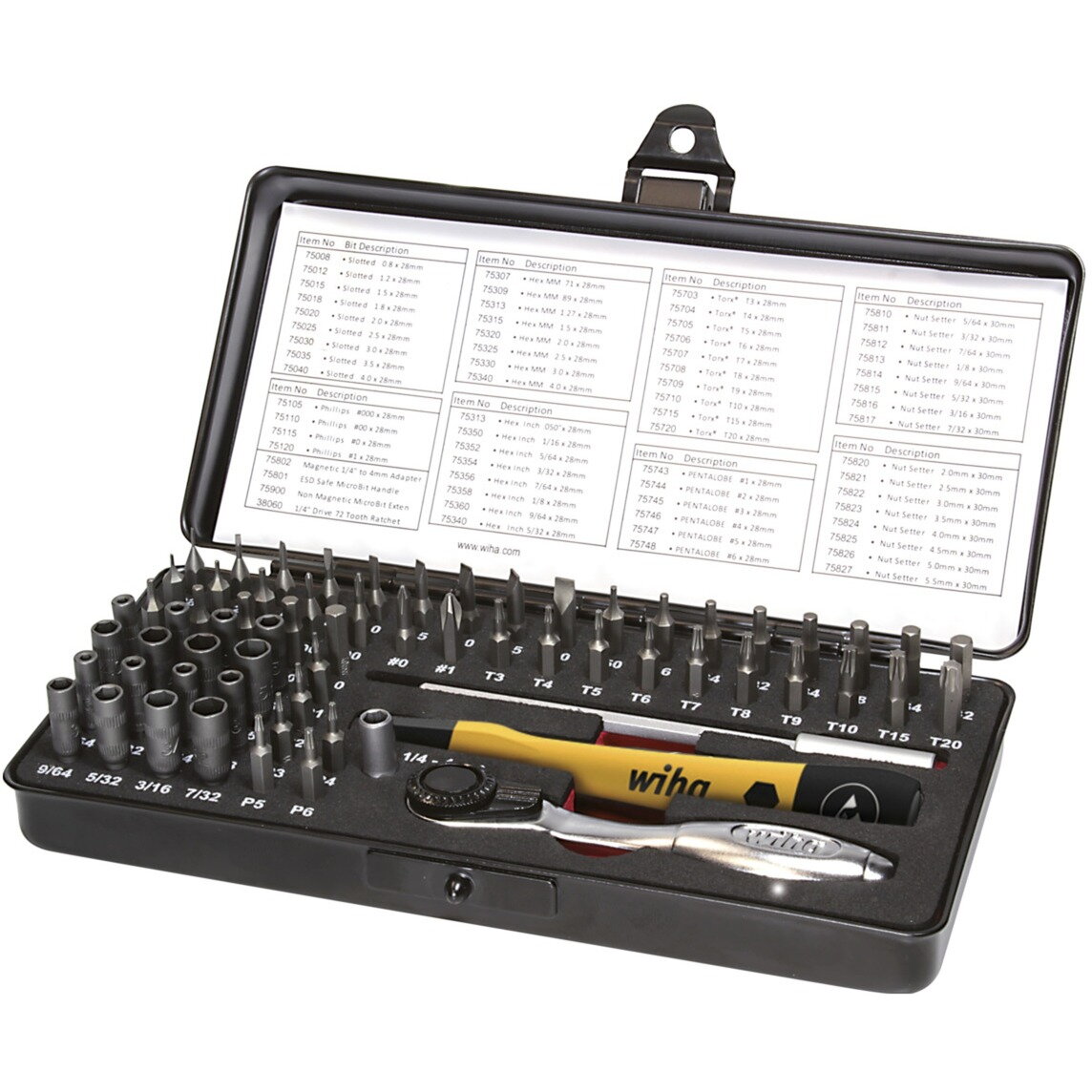 Set Micro Bit 65buc, carcasă de oțel