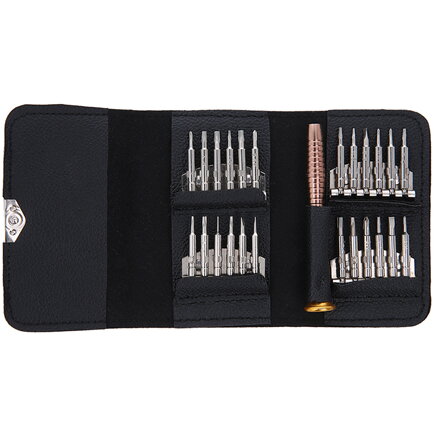 SET SURUBELNITE DE PRECIZIE TORX 25IN1 CU HUSA PIELE