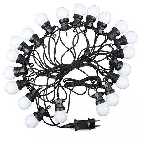 SIR ILUMINAT FESTIV IP44 10M 0.5W X 20 6000K ALB RECE