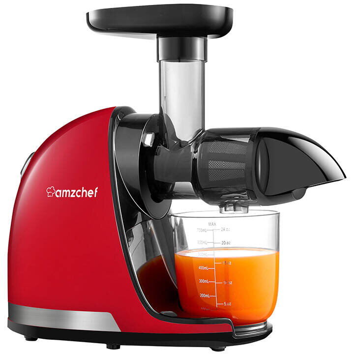 Slow Juicer AMZCHEF 1501-RD (Red)