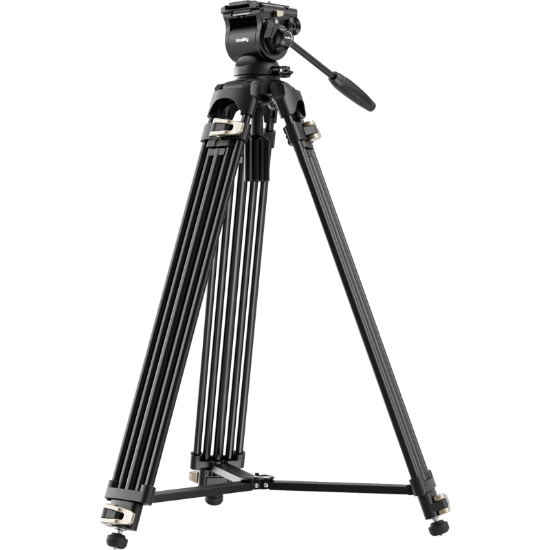 SmallRig 4686 Heavy-Duty Fluid Head Video Tripod Kit AD-01S