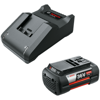 Starter Kit Acumulator si Incarcator de 36 V (GBA 36V 6.0Ah + AL 36V-20)