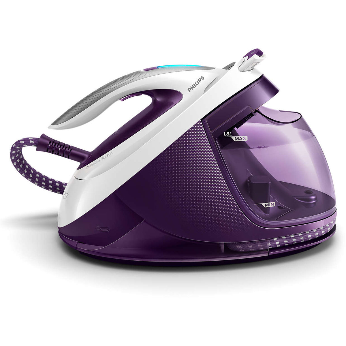 Statie de calcat GC9660/30 PerfectCare Elite Plus 2700W 1.8l Alb / Mov