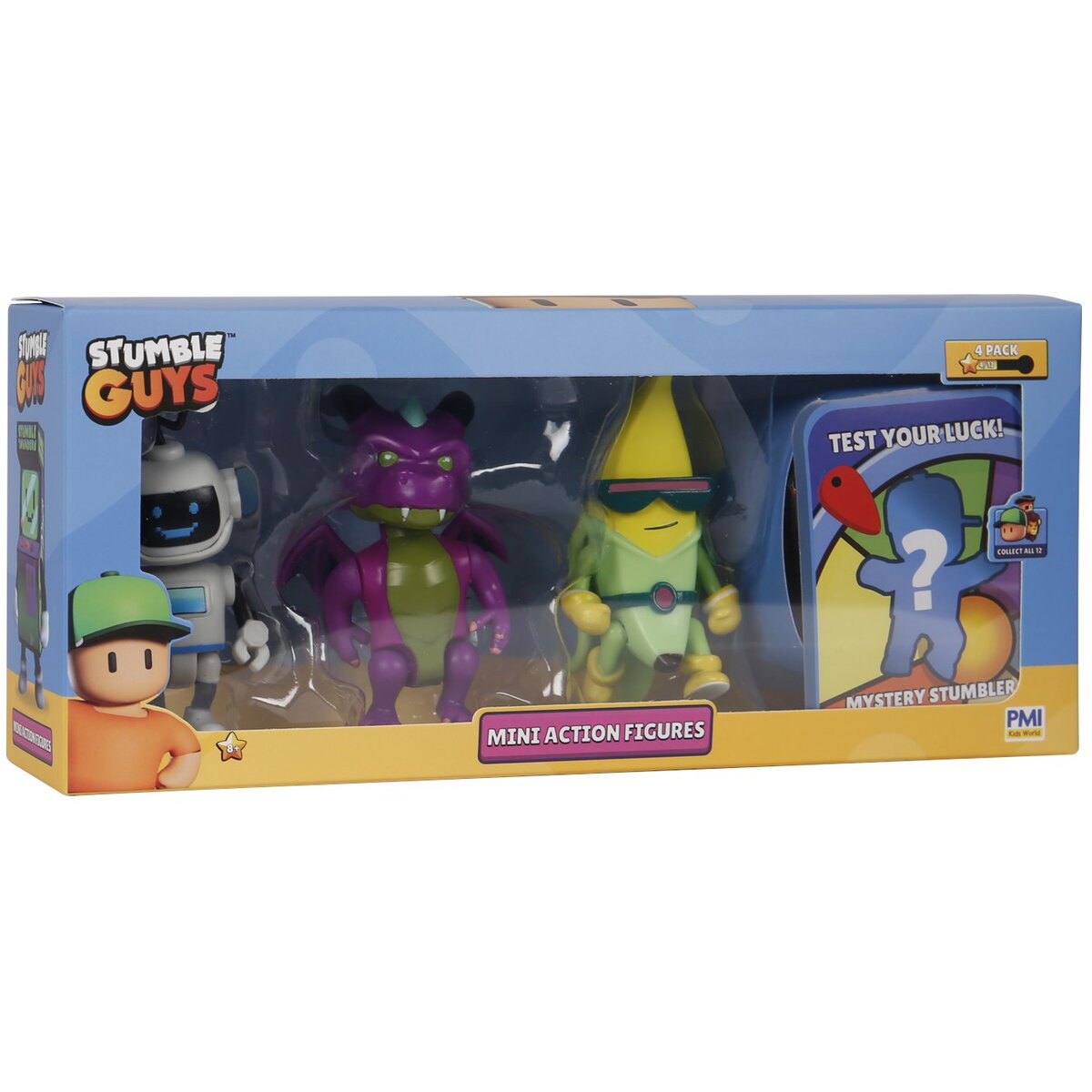 STUMBLE GUYS S2 MINI ACTION FIGURES - 4 PACK VER.B