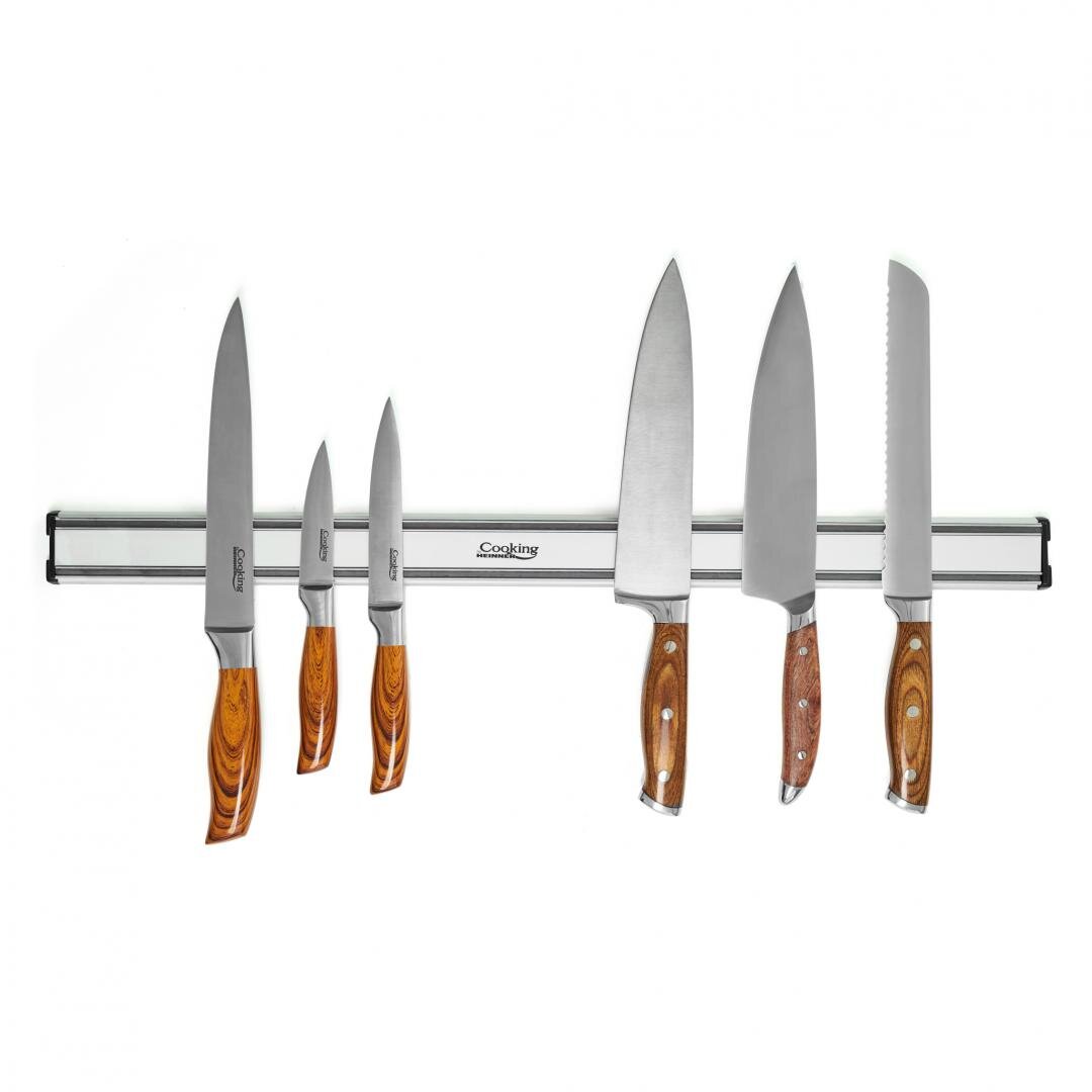 Suport magnetic pentru cutite 615 x 45 x 19mm Aluminiu