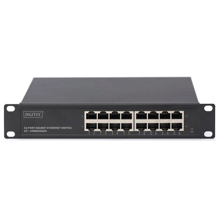 Switch 16-Port Gigabit  Unmanaged Negru