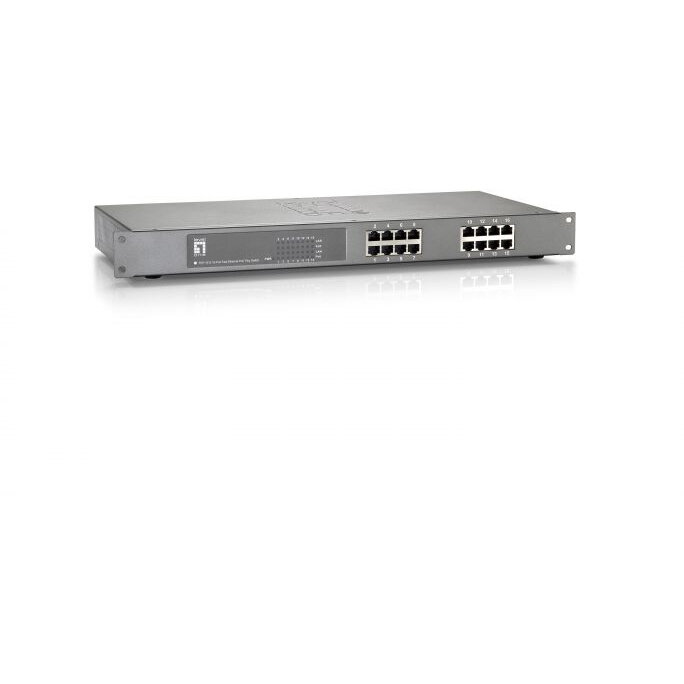 Switch 16x FE FEP-1612W150 19 150W 16xPoE+