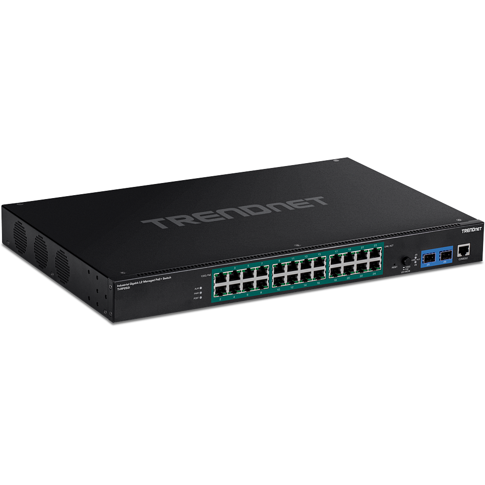 Switch 26-Port Industr. Gigabit L2 Managed PoE+ Rackmount