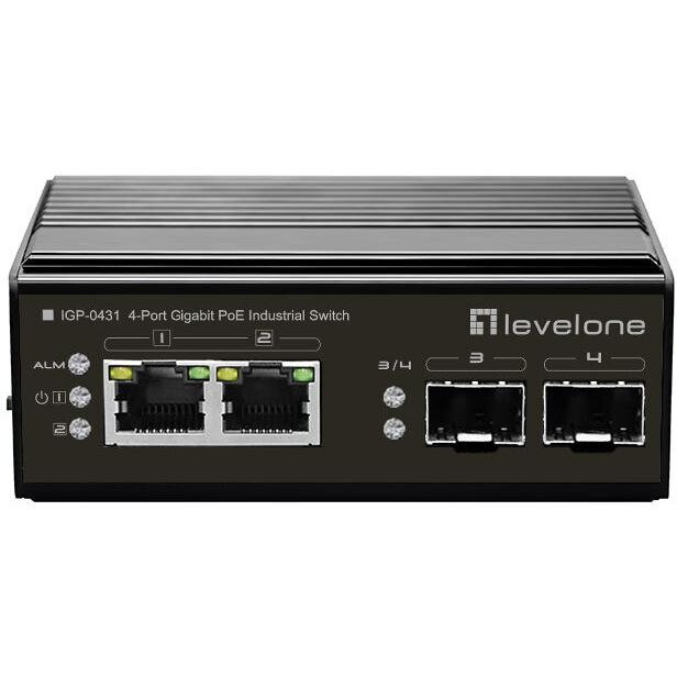 Switch 2x GE IGP-0431 2xGSFP     180W  2xPOE+