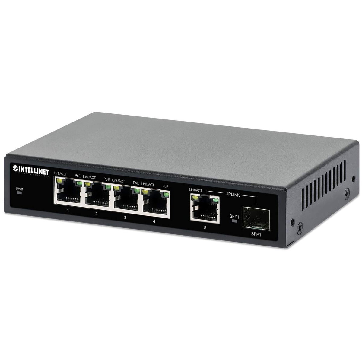 Switch 5-Port Gigabit PoE+ 1SFP91W