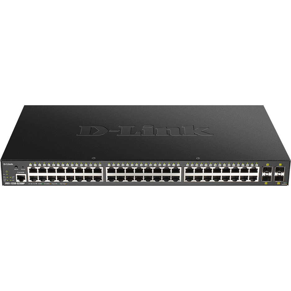 Switch 52-PORT SMART MGD POE+GB 4X 10G