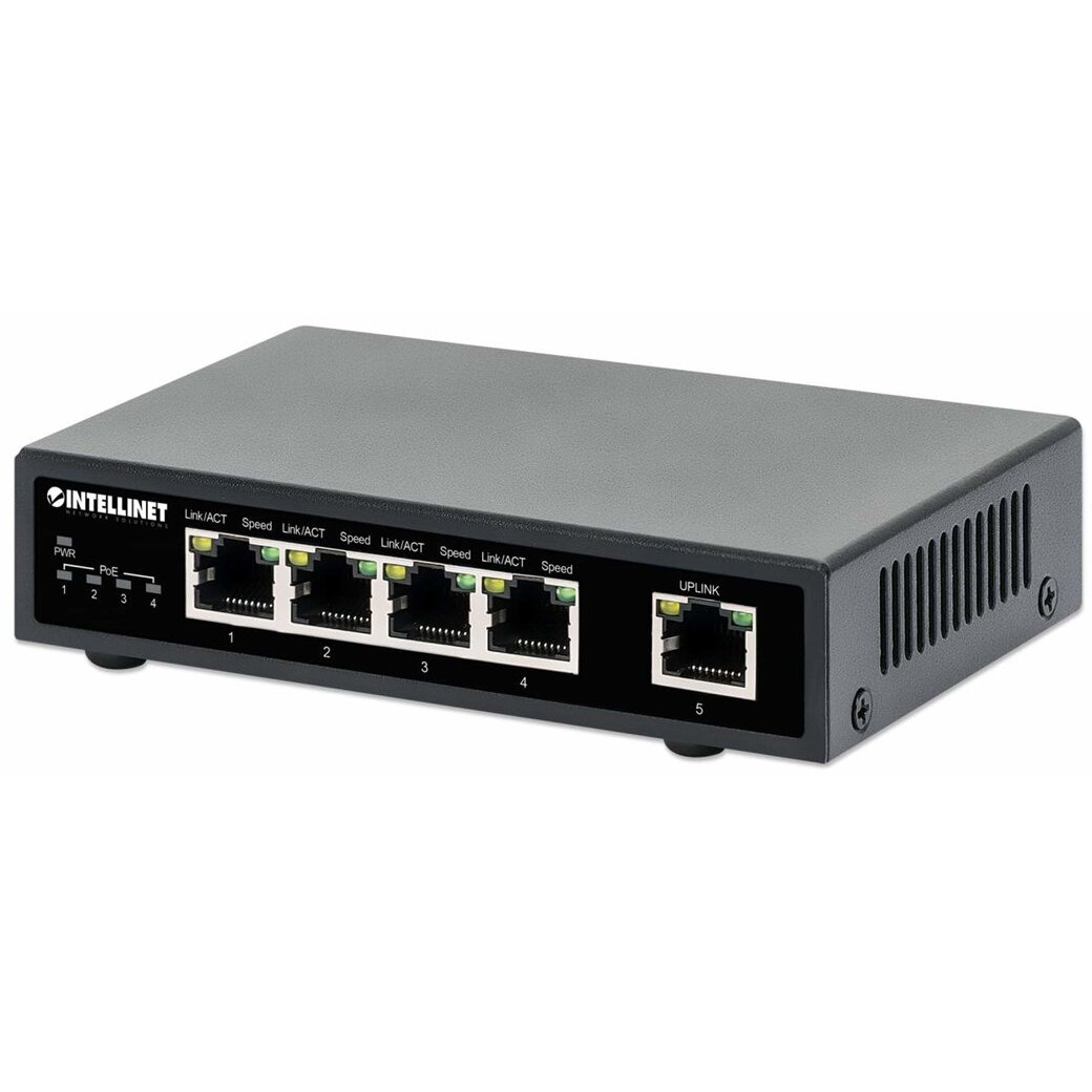 Switch 561839 IEEE 802.3at/af 5-port Gigabit PoE Black