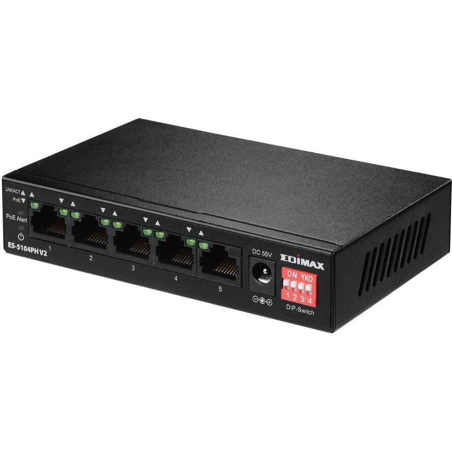 Switch 5x FE ES-5104PH V2 (4xPOE)