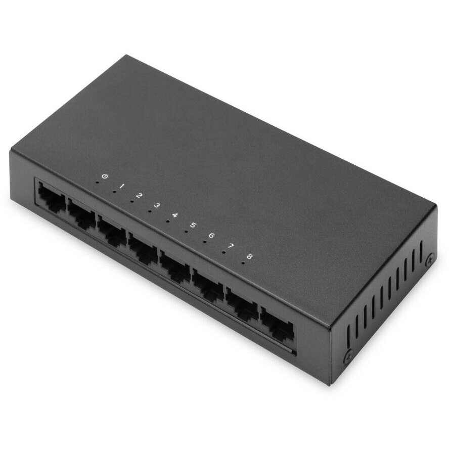 Switch 8-Port  10/100           Unmanaged Negru