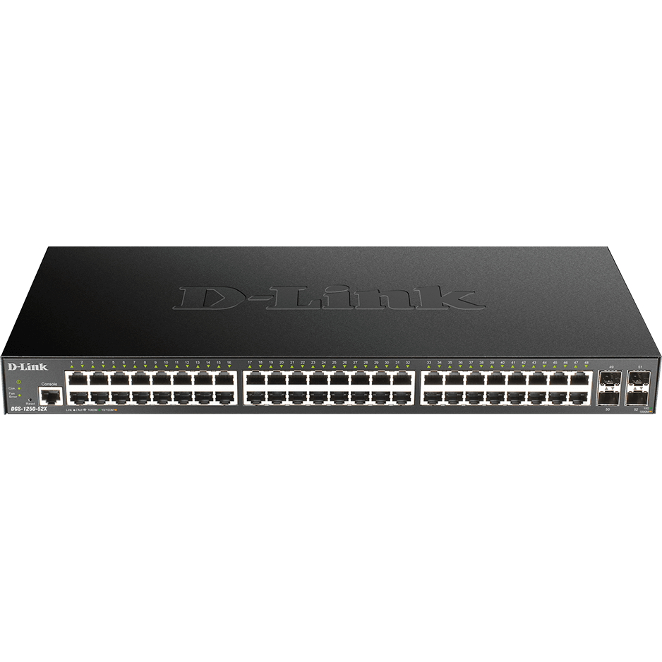 Switch DGS-1250-52X/E 48-port Gigabit Smart