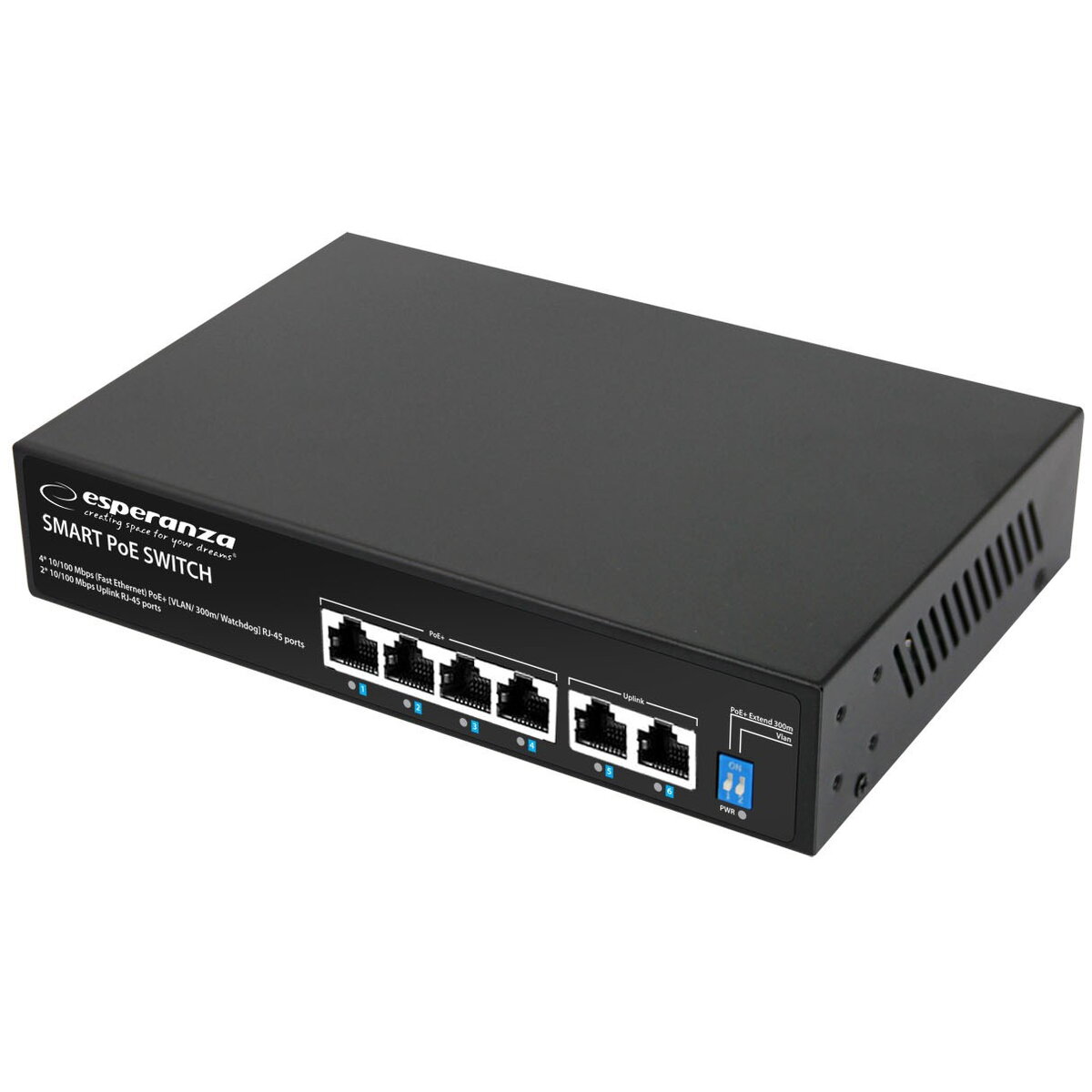 Switch ENS105 6-port Poe 10/100 60W