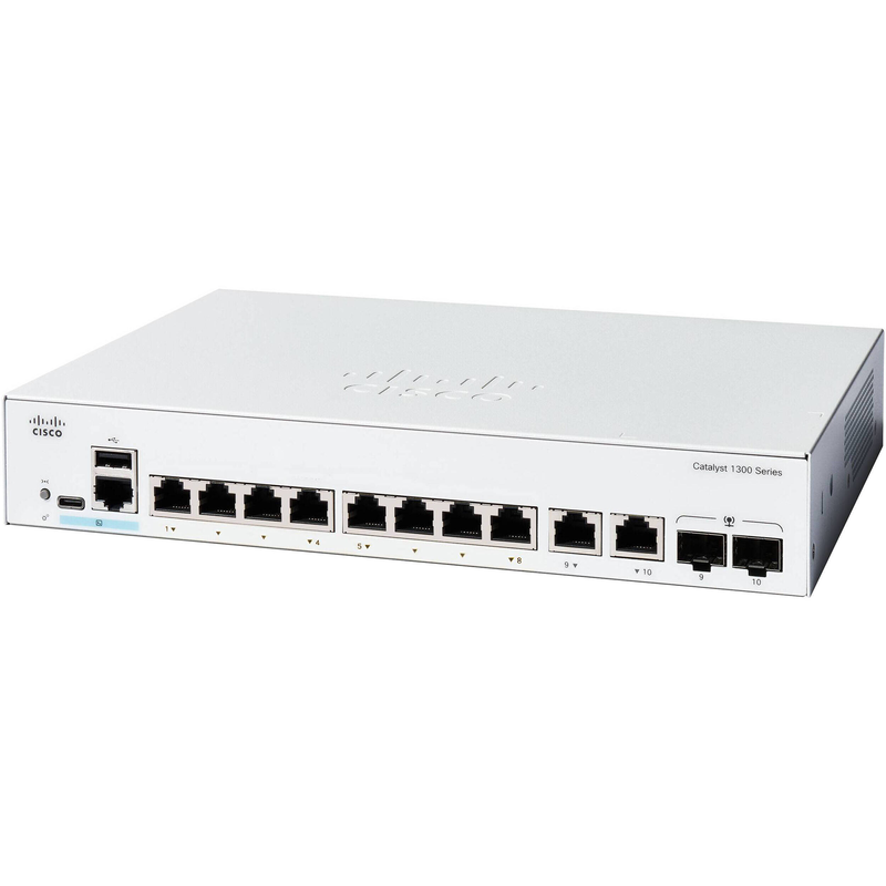 Switch Catalyst 1300 8-Port Ge Ext Ps/2 X1 G Combo Alb