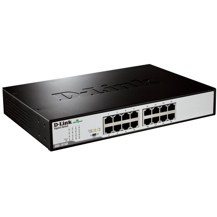 Switch DGS-1016D 16 Porturi Negru/Gri