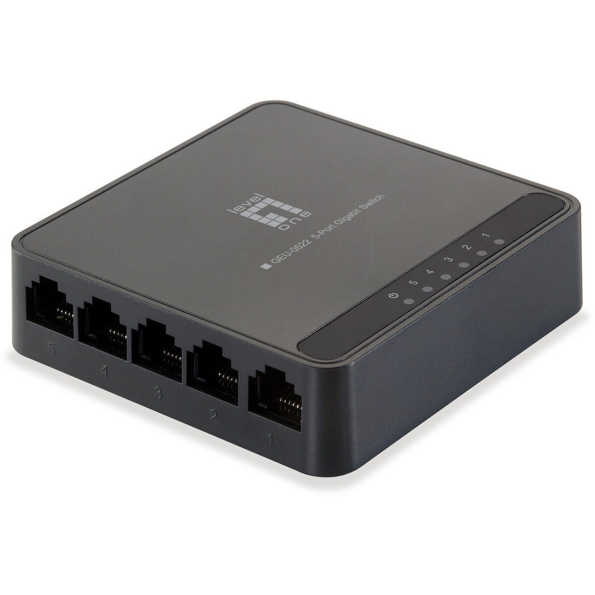 Switch GEU-0522 5-Port Gigabit Negru