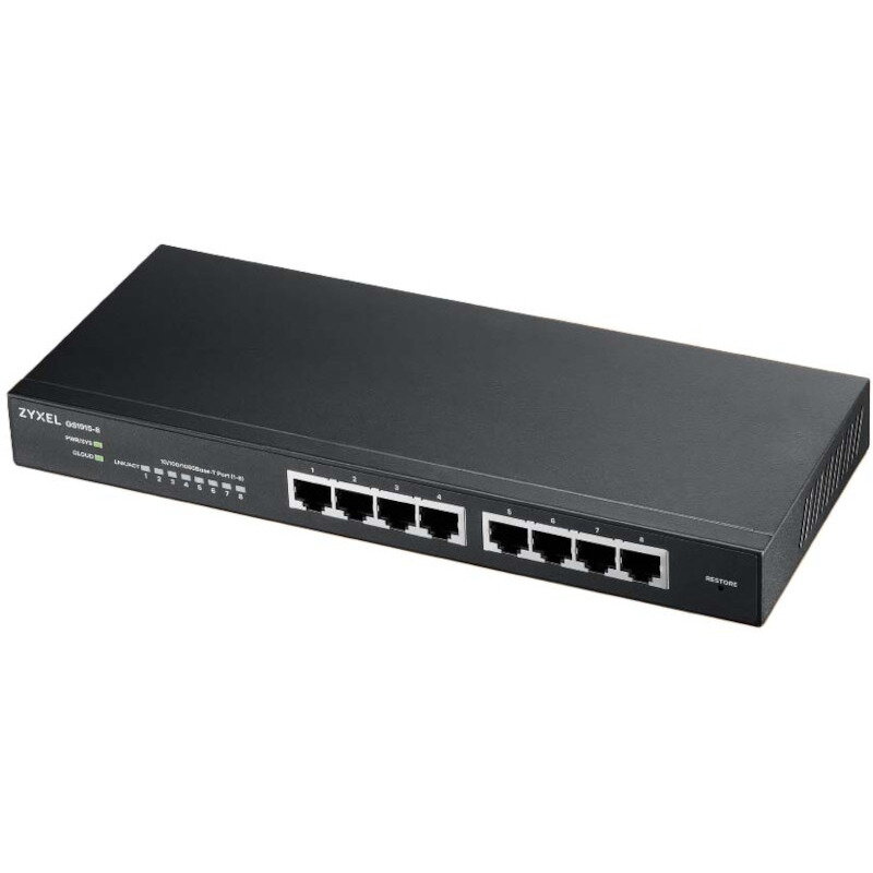 Switch GS1915-8-EU0101F Smart Managed  Porturi 8 Gigabit Fanless Negru