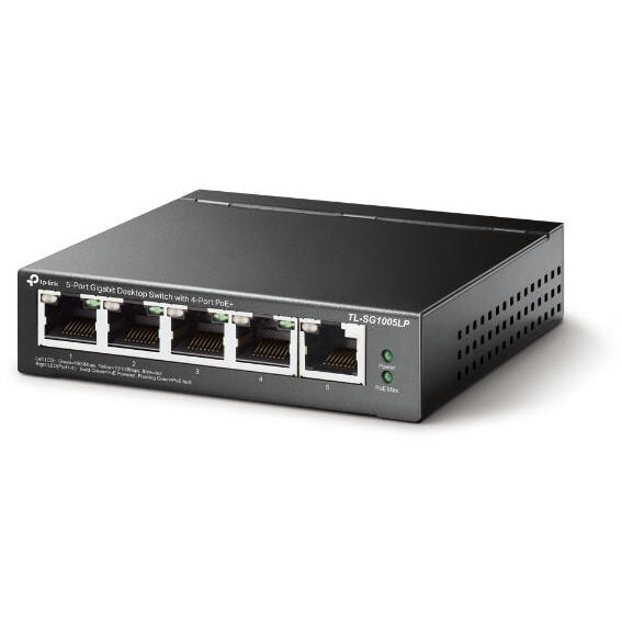 Switch TL-SG1005LP 5 Porturi RJ45  Fara Management Negru