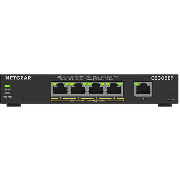 Switch GS305EP unmanaged 5xGE (4xPoE+)