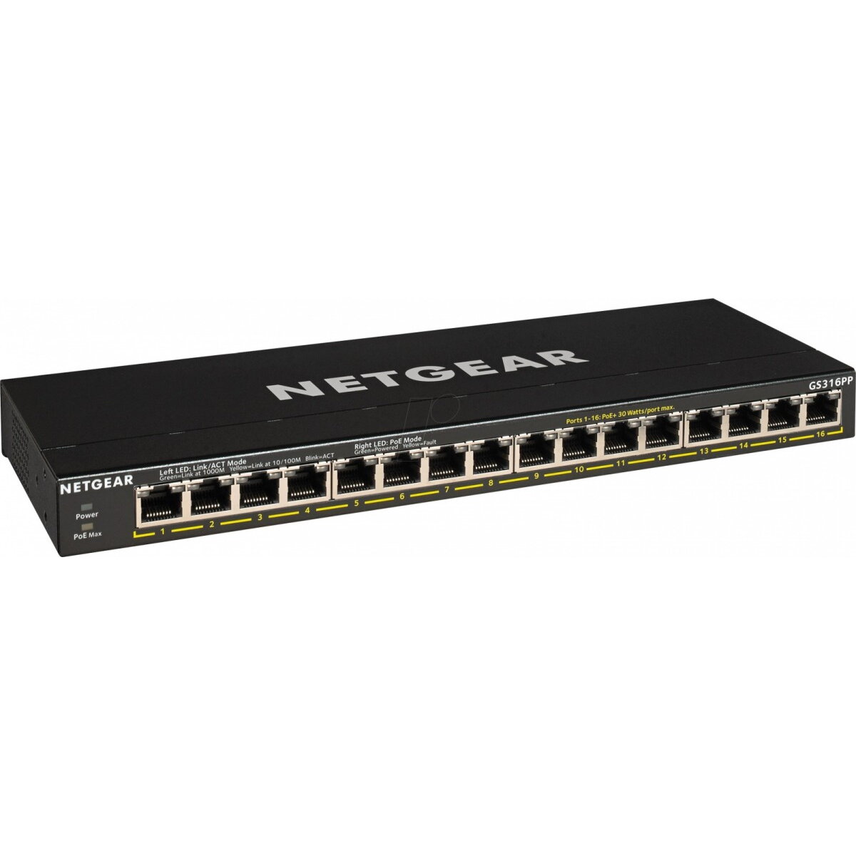 Switch GS316P, Switch (115W PoE Budget)
