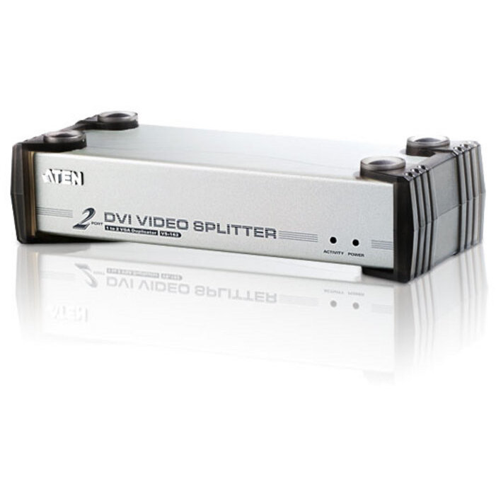 Switch KVM 2-Port DVI Audio/Video Splitter