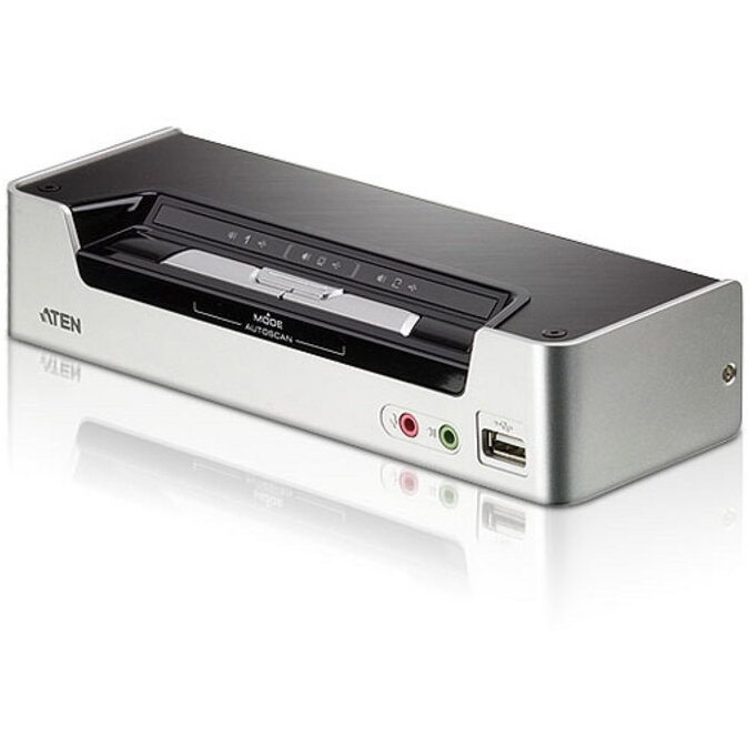 Switch KVM 2-Port USB HDMI Audio KVMP CS1792-AT-G