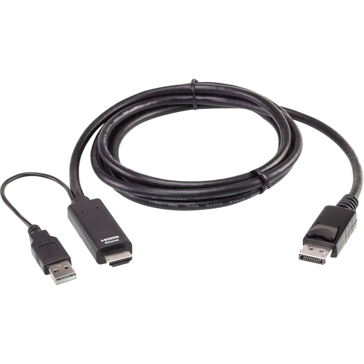 Switch KVM Aten 2L-7D02HDP True 4K 1.8M HDMI to DisplayPort Cable